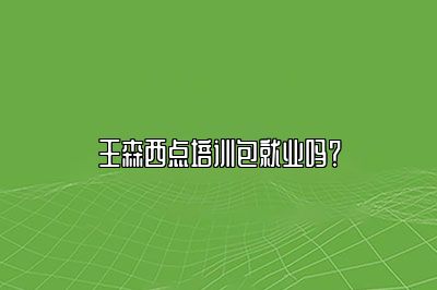 王森西点培训包就业吗？