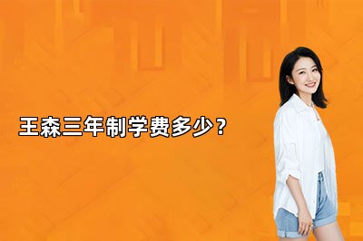 王森三年制学费多少？