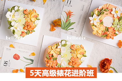 彭程5天高级裱花培训进阶班