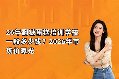 26年翻糖蛋糕培训学校一般多少钱?2026年市场价曝光